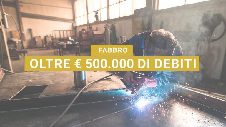Avvio procedura di sovraindebitamento per debiti superiore a € 500.000,00